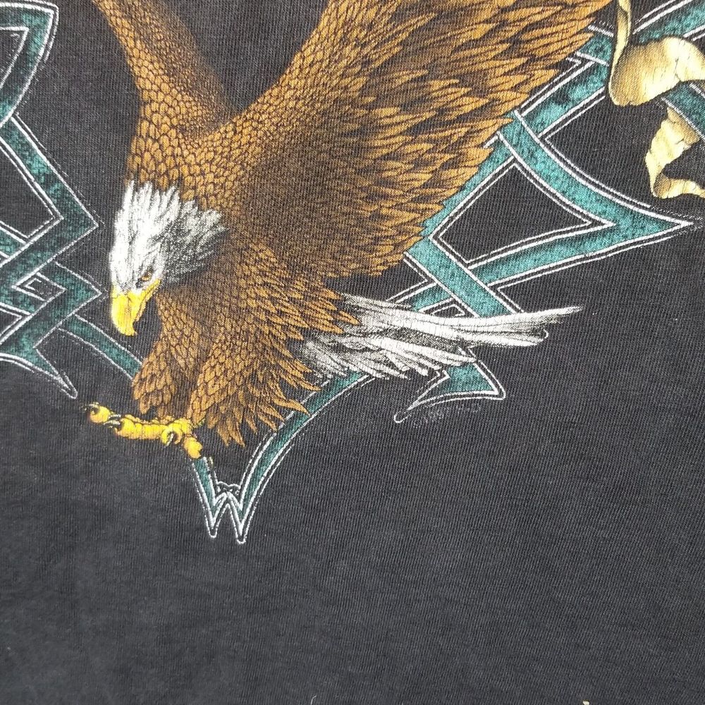 Harley Davidson men's XL vintage 1997 wash worn shirt eagle tribal St Paul MN - Picture 7 of 13